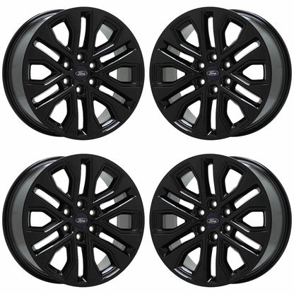 20" Ford F150 Truck Gloss Black wheels rims Factory OEM set 4 10619