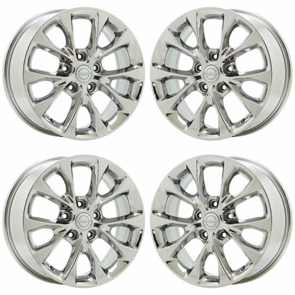 18" Chrysler Pacifica Bright Chrome wheels rims Factory OEM set 95052 EXCHANGE