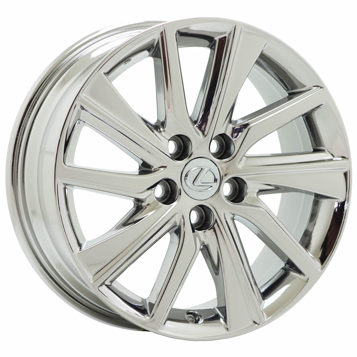 17" Lexus ES300 ES350 Bright Chrome wheels rims Factory OEM set 4 74333 EXCHANGE
