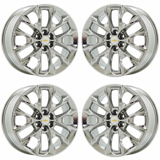 20" Chevrolet Blazer Bright Chrome PVD wheels rims OEM set 95941 EXCHANGE