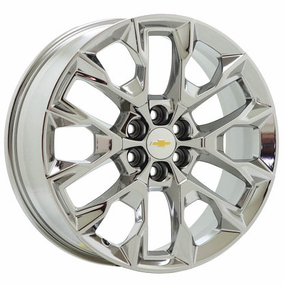 20" Chevrolet Blazer Bright Chrome PVD wheels rims OEM set 95941 EXCHANGE