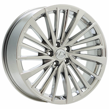 21" Lexus RX350 RX350H Bright Chrome wheels rims Factory OEM set LG111 EXCHANGE