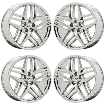 21" Ford Explorer Bright Chrome wheels rims Factory OEM set 95859