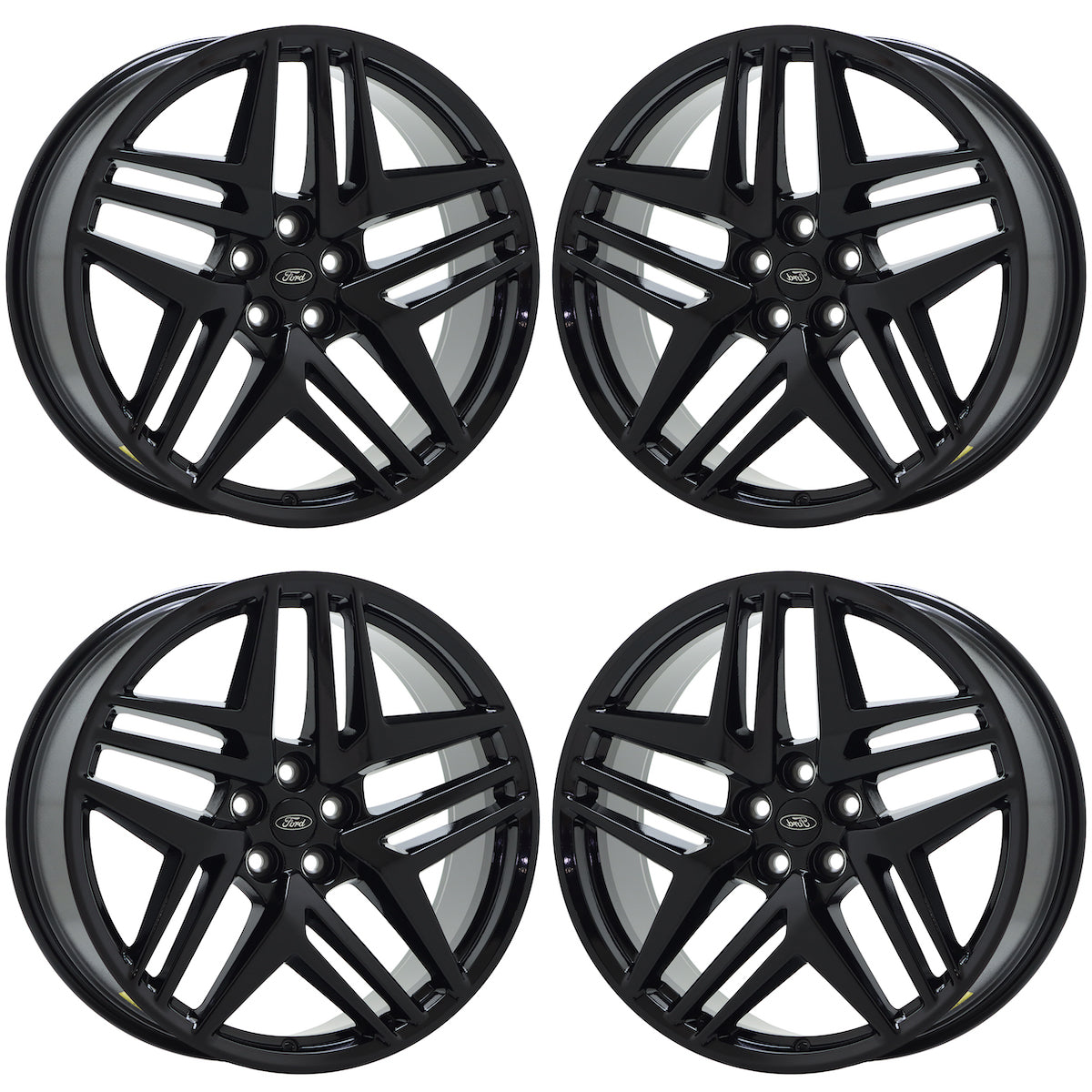 21" Ford Explorer Gloss Black wheels rims Factory OEM set 95859 EXCHANGE
