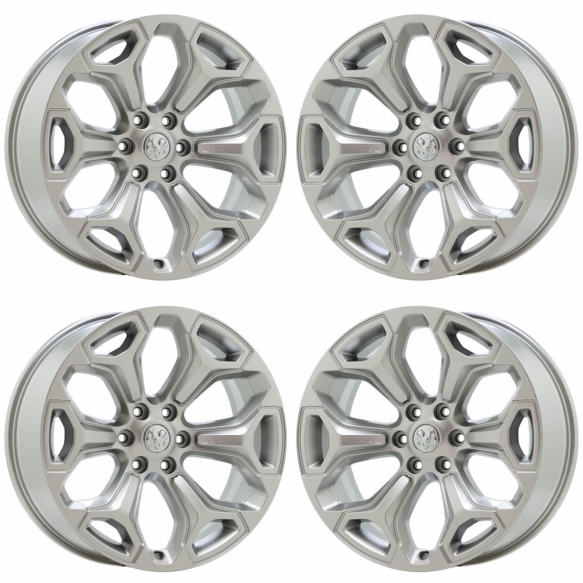22" Dodge Ram 1500 Truck Satin Chrome wheels rims Factory OEM 2685 2727 EXCHANGE