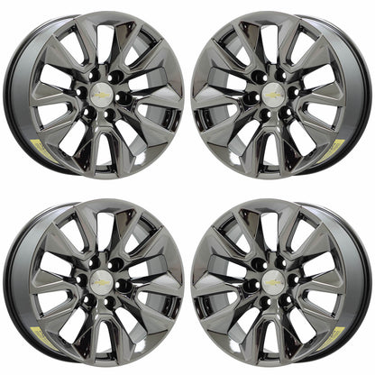 20" GMC Silverado Suburban Tahoe Hyper Chrome wheels rims OEM set 5916