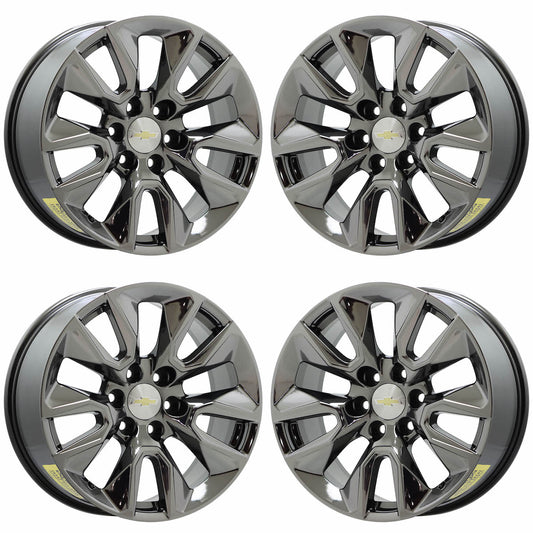 20" GMC Silverado Suburban Tahoe Hyper Chrome wheels rims OEM set 5916 EXCHANGE