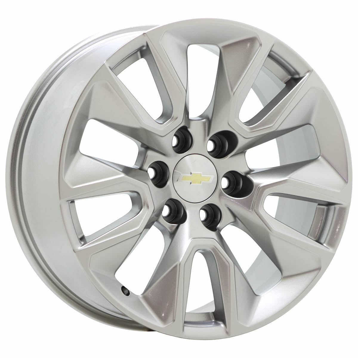 20" Chevrolet Silverado 1500 Satin Chrome wheels rims Factory OEM 5916