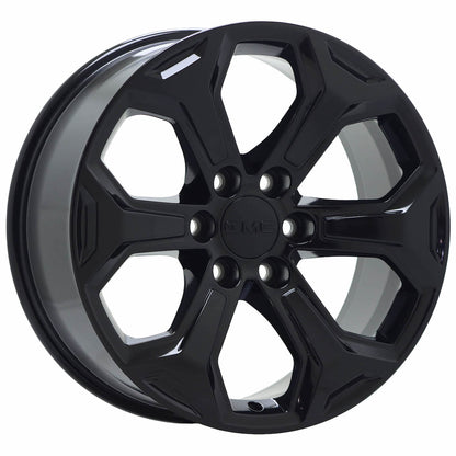 20" GMC Sierra Yukon 1500 Truck Gloss Black wheels rims OEM set 4 at4 EXCHANGE