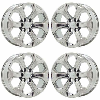20" GMC Sierra Yukon 1500 Truck Bright Chrome wheels rims OEM set 4 at4 EXCHANGE