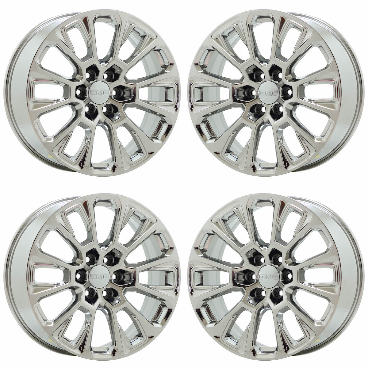 22" GMC Yukon Denali Bright Chrome wheels rim Factory OEM set 85675606 EXCHANGE