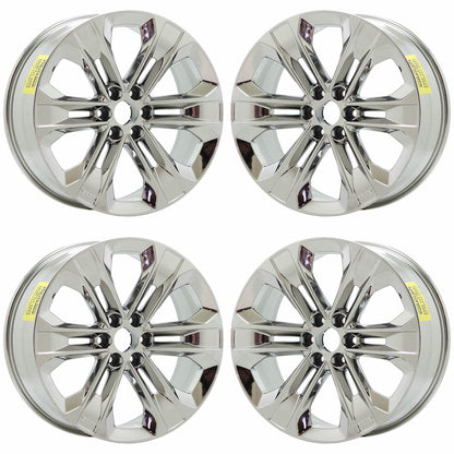 22" Chevrolet EV Blazer Bright Chrome wheels rims Factory OEM set 14120 EXCHANGE
