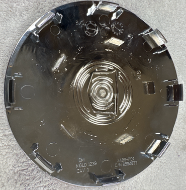 7 7/8" Cadillac Escalade OEM Chrome Center Cap #9594878 single