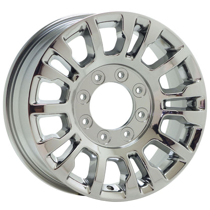 18" Ford F250 F350 SRW Bright Chrome wheels rims Factory OEM set 10290 EXCHANGE