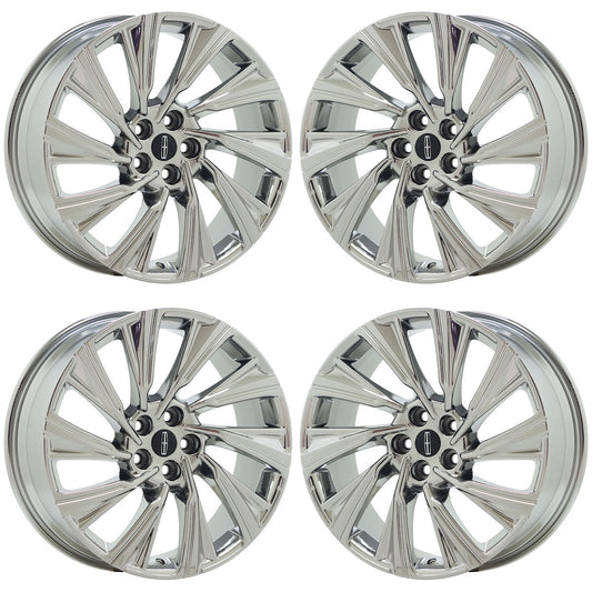 20" Lincoln Aviator Bright Chrome wheels rims Factory OEM set alyfs040 EXCHANGE