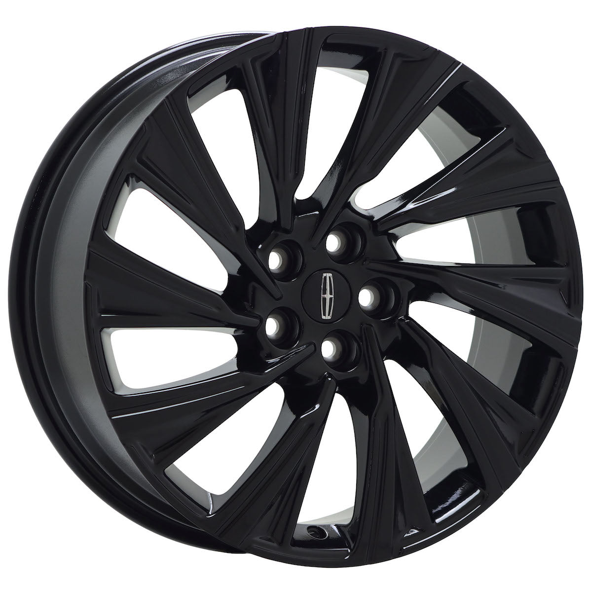 20" Lincoln Aviator Gloss Black wheels rims Factory OEM set alyfs040 EXCHANGE