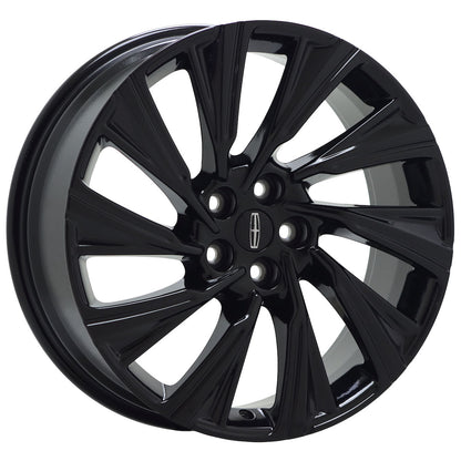 20" Lincoln Aviator Gloss Black wheels rims Factory OEM set alyfs040 EXCHANGE