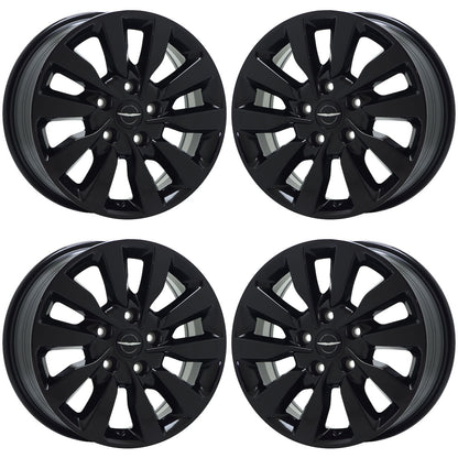17" Chrysler Pacifica Gloss Black wheels rims Factory OEM 2689 EXCHANGE