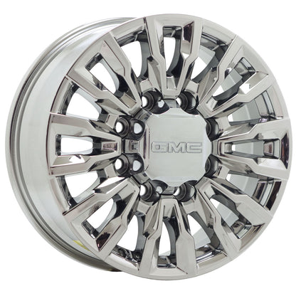 18" GMC Sierra 2500 3500 Bright Chrome wheels rims OEM set 14031 EXCHANGE
