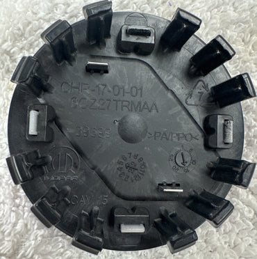 2 1/2" Dodge Challenger, Charger, Durango Charcoal Center Cap #6CZ27RXFAA single