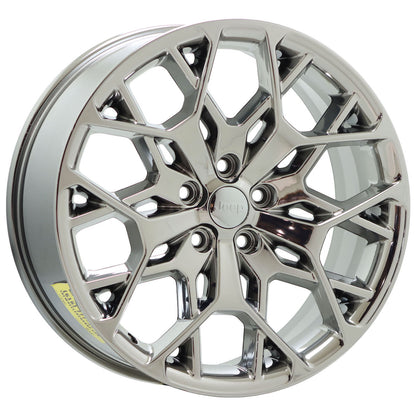 21" Jeep Grand Cherokee Bright Chrome wheels rims Factory OEM set 9291 EXCHANGE