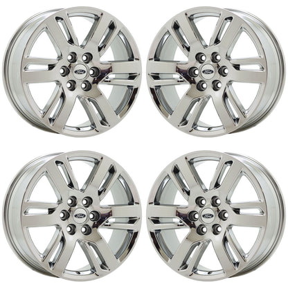 20" Ford Expedition Bright Chrome wheels rims Factory OEM set 10441 EXCHANGE
