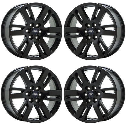 20" Ford Expedition Gloss Black wheels rims Factory OEM set 10441 EXCHANGE