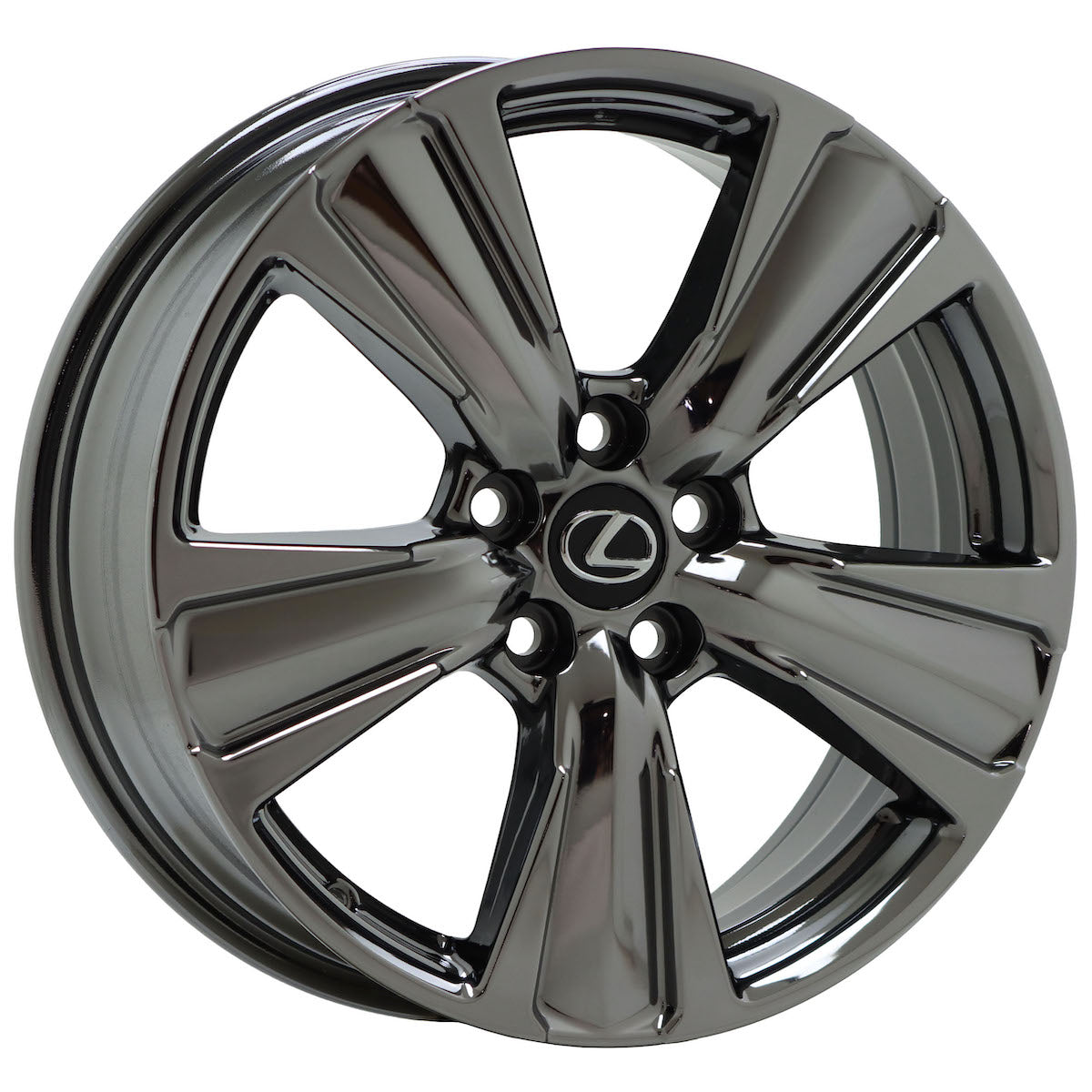18" Lexus UX200 UX250H Black Chrome wheels rims Factory OEM set 74386 EXCHANGE