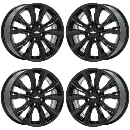 17" Chevrolet Malibu Gloss Black wheels rims Factory OEM set 5894 EXCHANGE