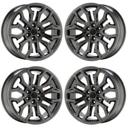 22" Dodge Ram 1500 Black Chrome wheels rims Factory OEM set 4 041 EXCHANGE