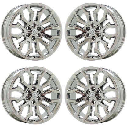 22" Dodge Ram 1500 Bright Chrome wheels rims Factory OEM set 4 041 EXCHANGE