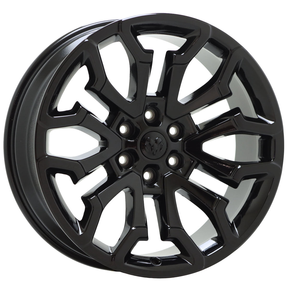 22" Dodge Ram 1500 Gloss Black wheels rims Factory OEM set 4 041 EXCHANGE
