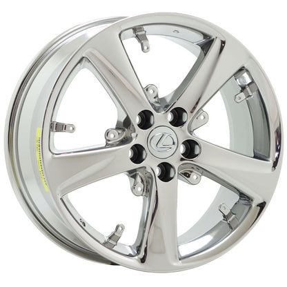 18" Lexus GS450h Bright Chrome wheels rims Factory OEM set 74228 EXCHANGE