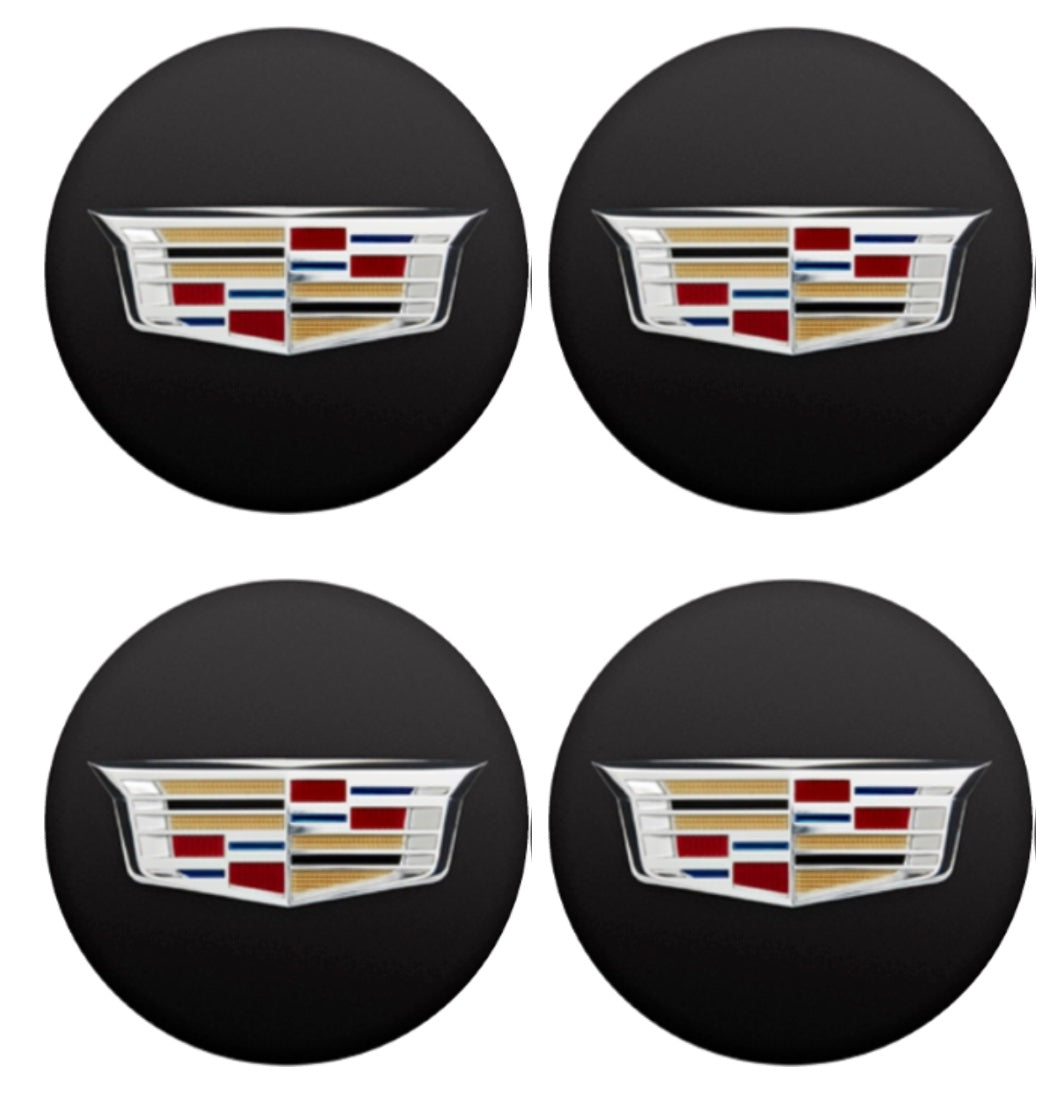 2 5/8" Cadillac ATS, CT4, CT5, CTS, XT4 OEM Center Cap #23368171 set