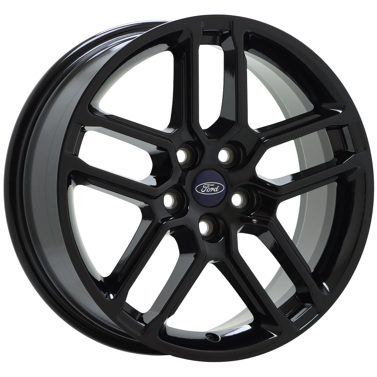 18" Ford Explorer Gloss Black wheels Factory OEM set 94024 EXCHANGE