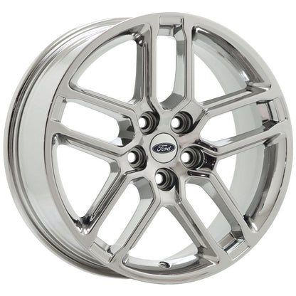 18" Ford Explorer Bright Chrome wheels Factory OEM set 94024 EXCHANGE