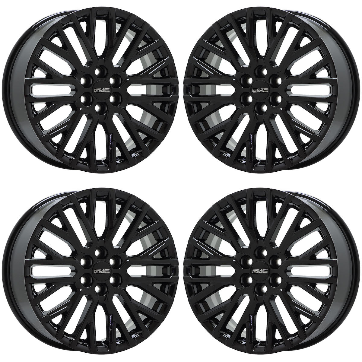 20" GMC Acadia Gloss Black wheels rims Factory OEM set 14147 EXCHANGE