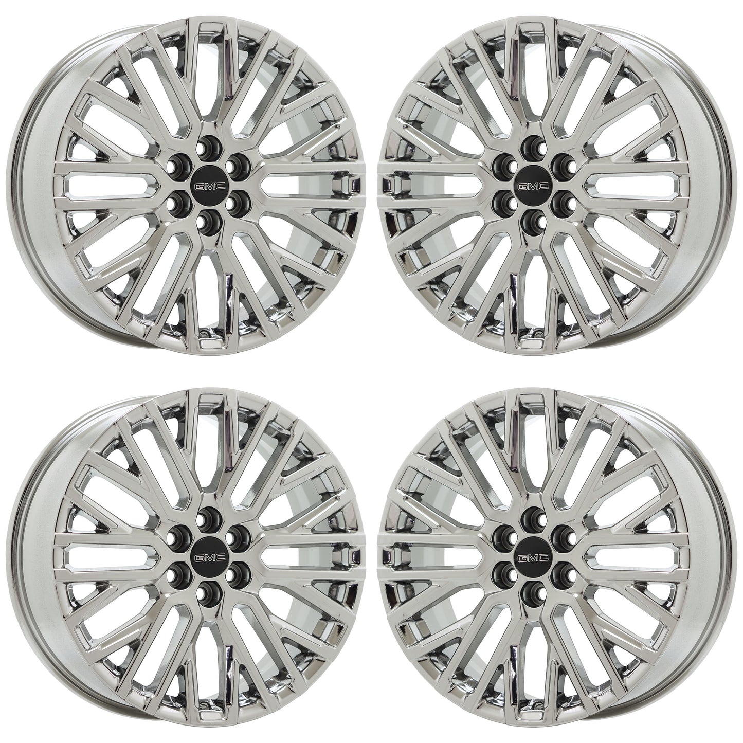 20" GMC Acadia Bright Chrome wheels rims Factory OEM set 14147 EXCHANGE