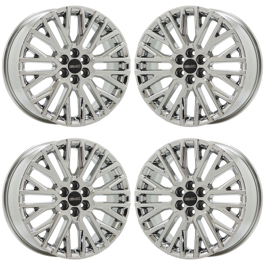 20" GMC Acadia Bright Chrome wheels rims Factory OEM set 14147 EXCHANGE