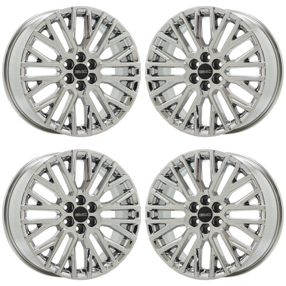 20" GMC Acadia Bright Chrome wheels rims Factory OEM set 14147 EXCHANGE