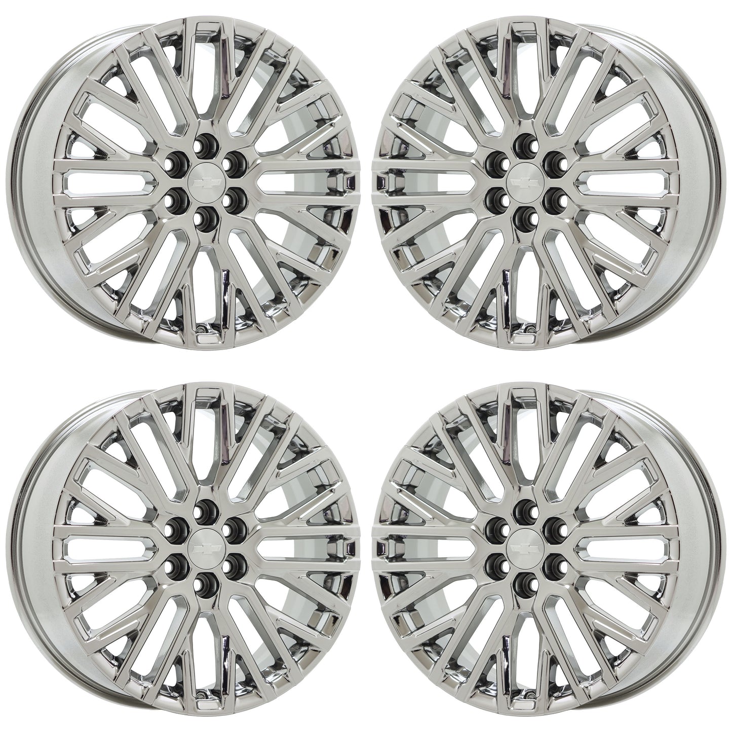 20" Chevrolet Traverse Bright Chrome wheels rims Factory OEM set 14147 EXCHANGE