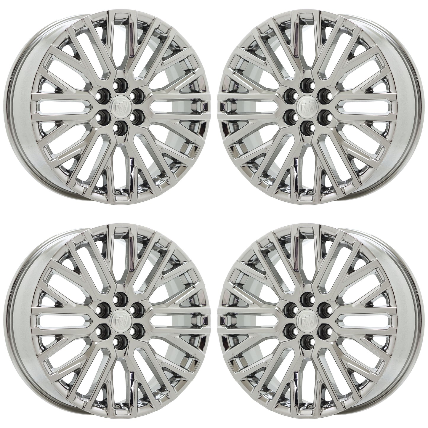 20" Buick Enclave Bright Chrome wheels rims Factory OEM set 14147 EXCHANGE
