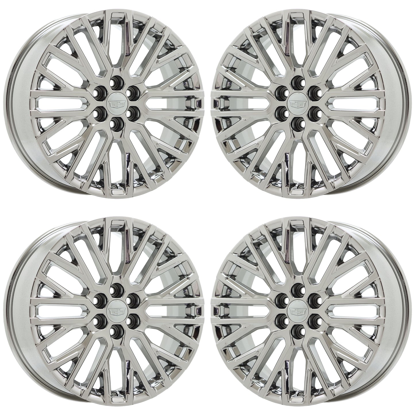 20" Cadillac XT6 Bright Chrome wheels rims Factory OEM set 14147 EXCHANGE
