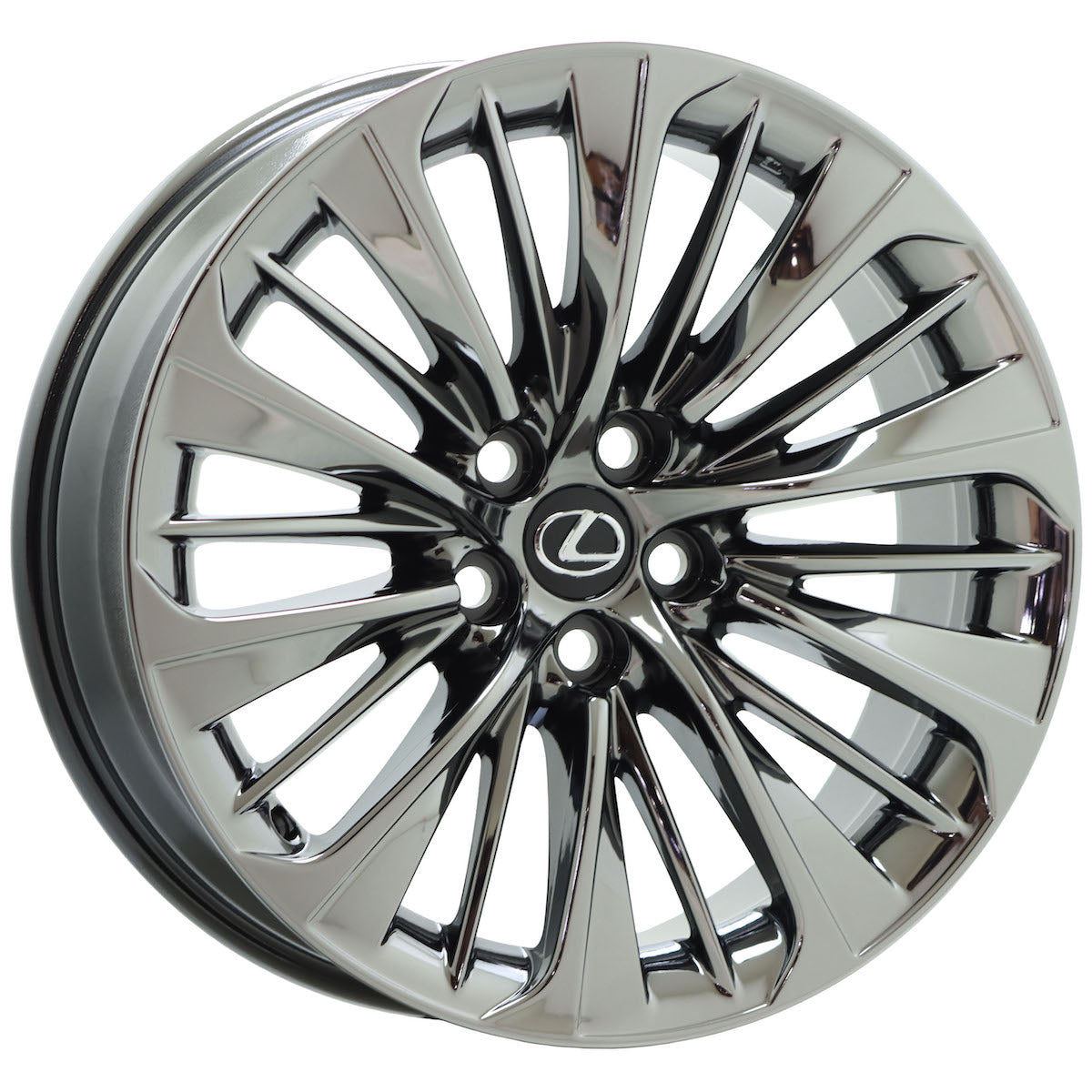 20" Lexus LS500 LS500h Hyper Chrome wheel rim OEM 74370 EXCHANGE