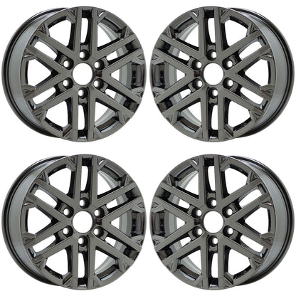 18" Toyota Sequoia Tundra Black PVD wheels rims OEM set 4 75281 EXCHANGE