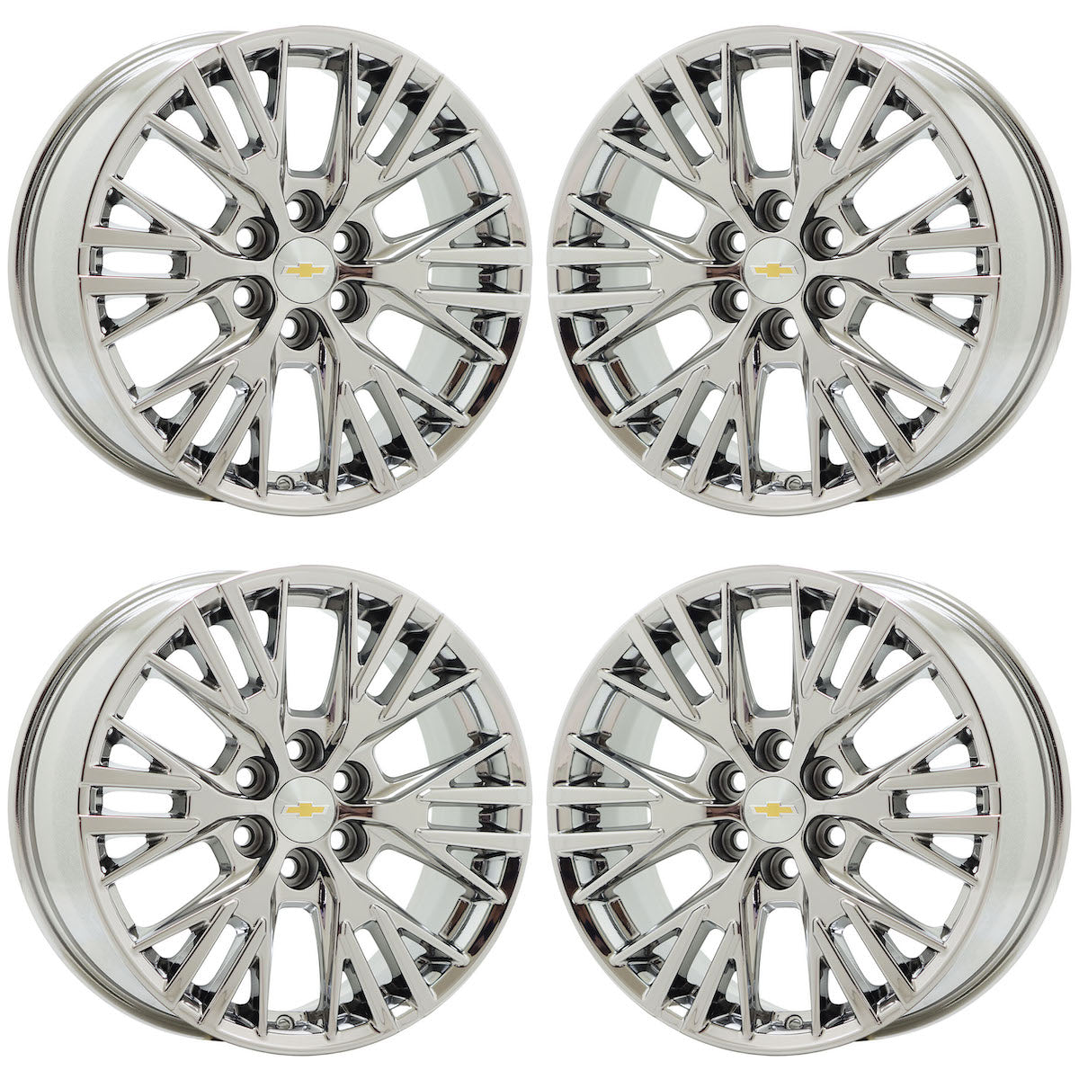 18" Chevrolet Traverse Bright Chrome wheels rims Factory OEM set 95940 EXCHANGE