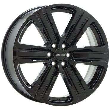 22" GMC Acadia Gloss Black wheels rims Factory GM set 84951812