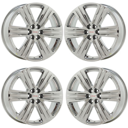 22" GMC Acadia Bright Chrome wheels rims Factory GM set 4 84951812