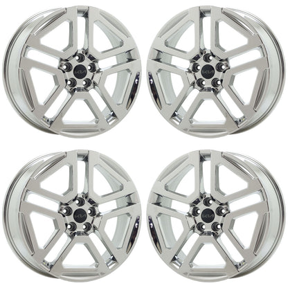 20" Kia Telluride PVD Chrome wheels rims Factory OEM set 74721 EXCHANGE