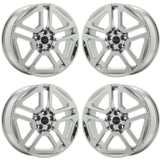 20" Kia Telluride PVD Chrome wheels rims Factory OEM set 74721 EXCHANGE